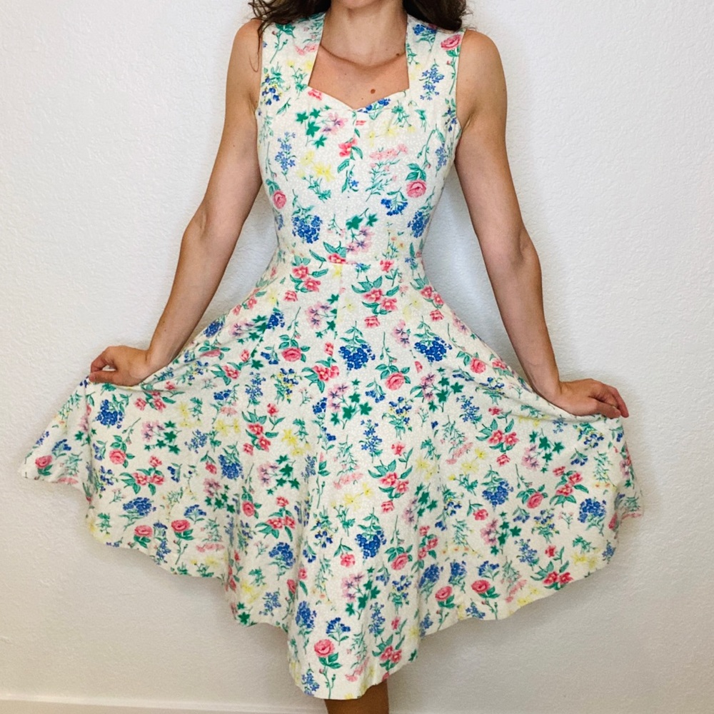HP   Vintage 50’s Style Floral Dress